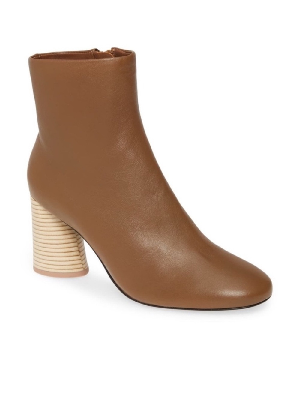 Mercedes Castillo Women’s Tan Leather Ankle Boots